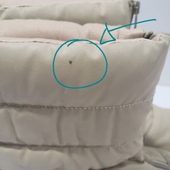 Naturalizer Front Zip Rain Ankle Puffer Boots 10 - Picture 7 of 12